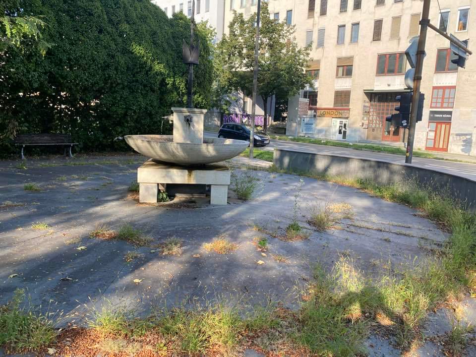 Fontana na Gosposvetski cesti