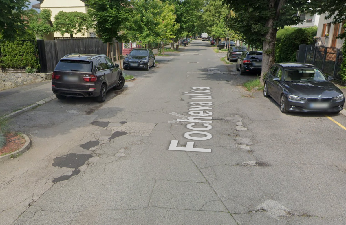 Ureditev Focheve ulice (130 m)