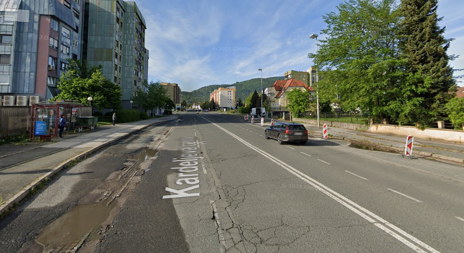 Ureditev 200 metrov Kardeljeve ceste