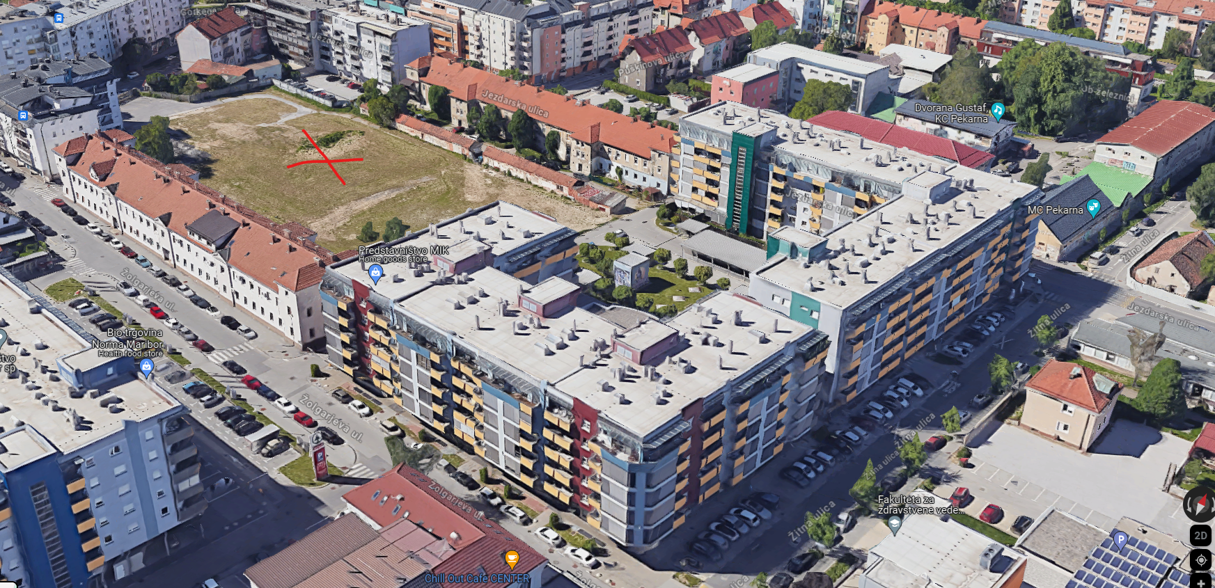 Zelena oaza v mestu - kare Magdalena