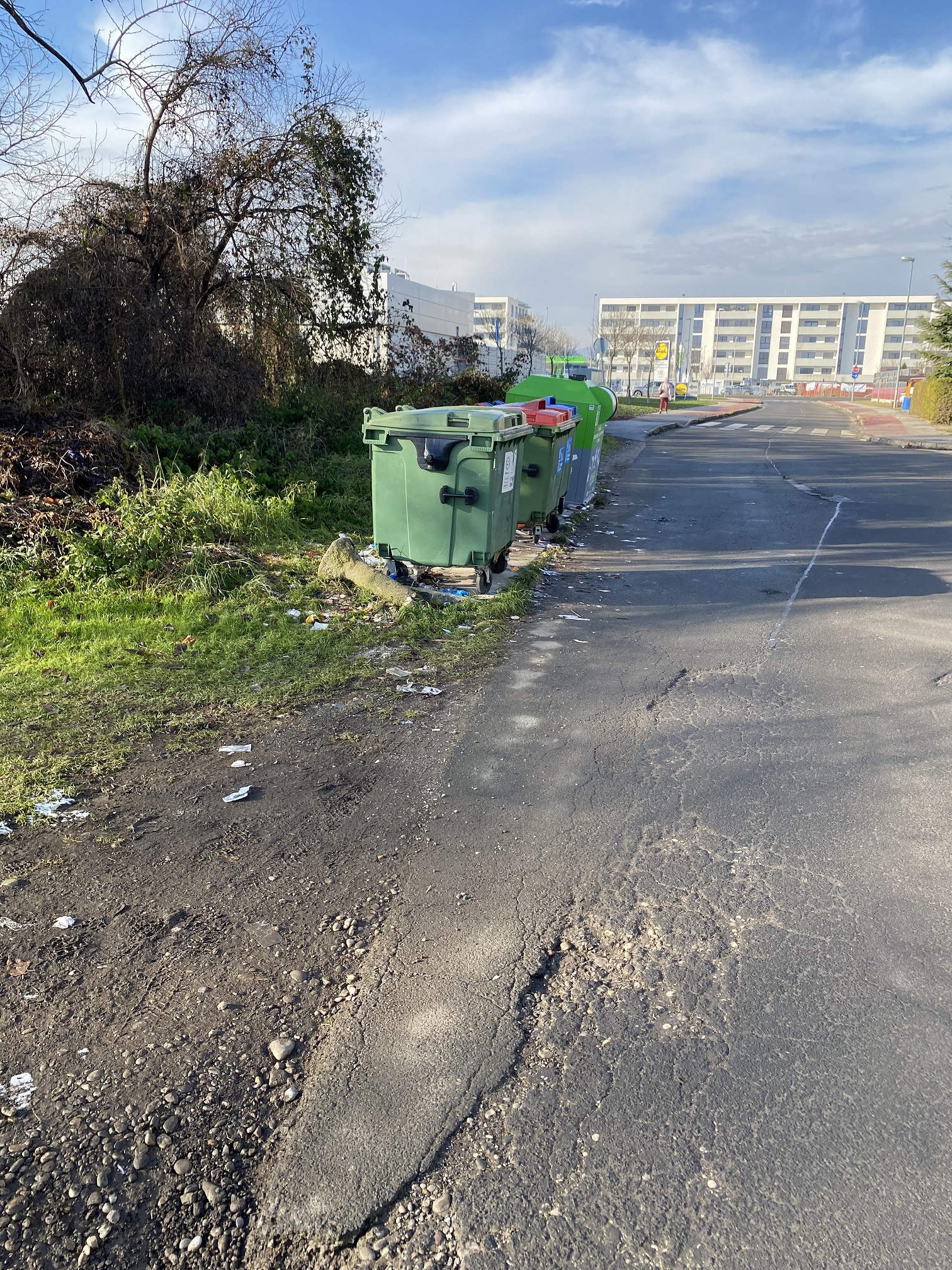 Ureditev smetnjakov v Ul. I. Internacionale